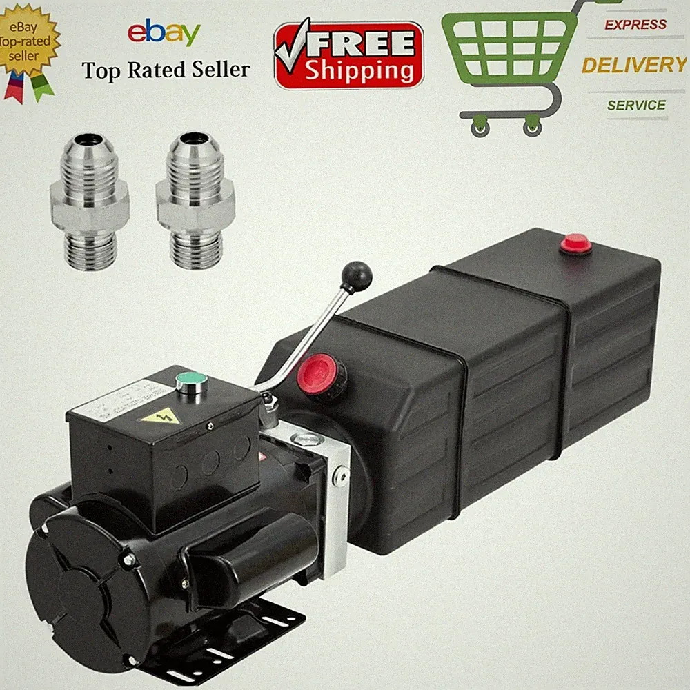 110V 3HP Auto Lifter Hydraulic Power Unit Assembly Parts Parts Assembly