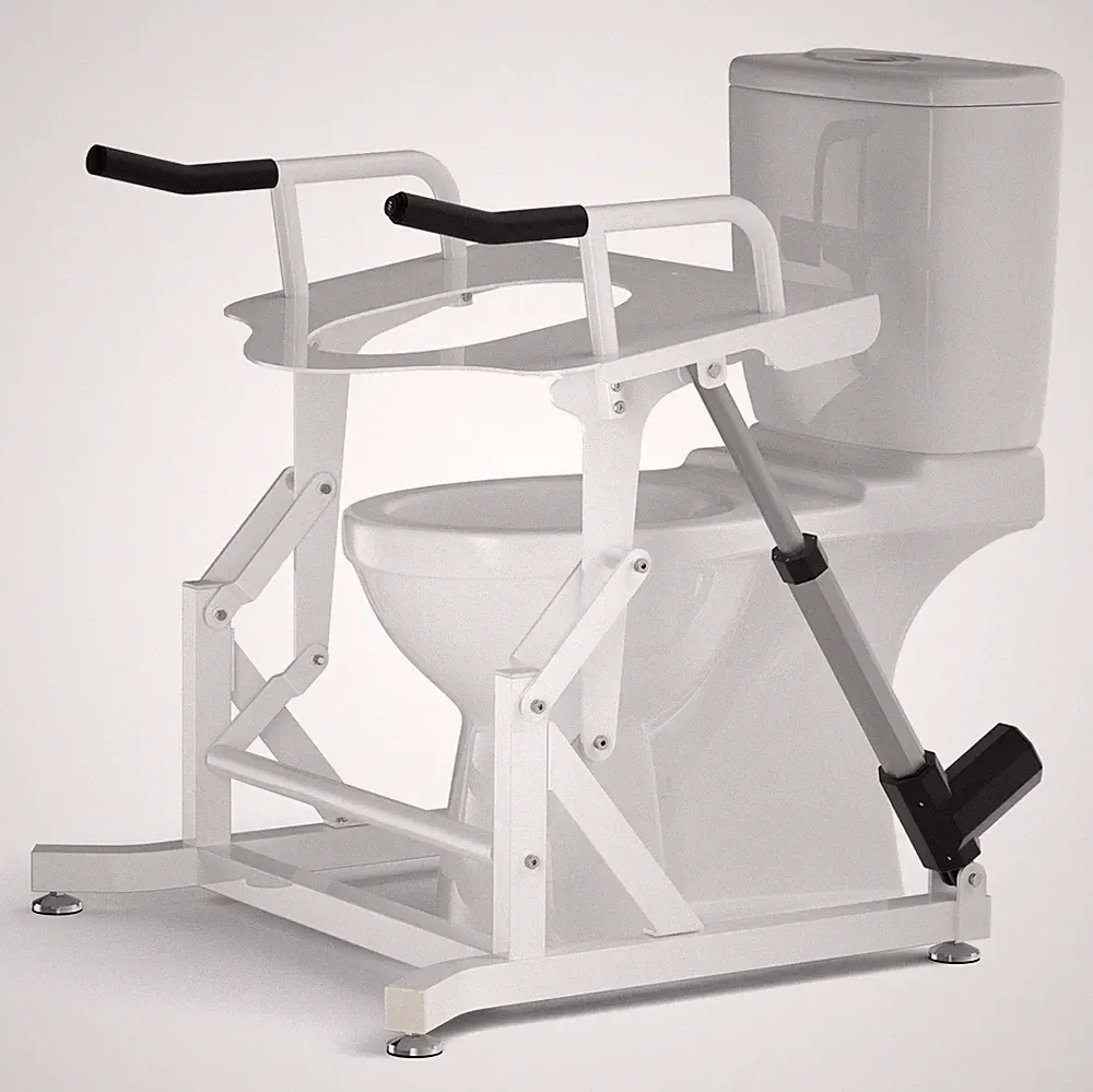 Electric Toilet Lift Seat - Powered Toilet Seat Risers with Handles for Seniors