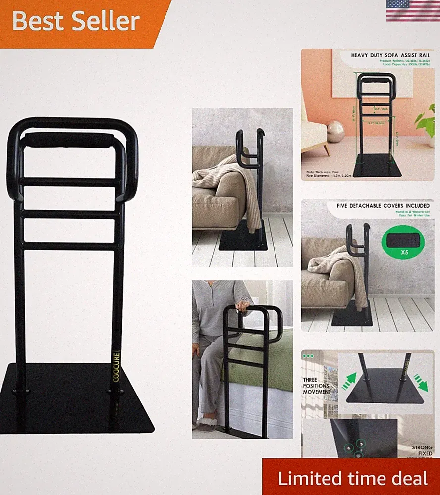 Heavy Duty Couch Stand Assist Rail for Seniors - Non-Slip Safety Device