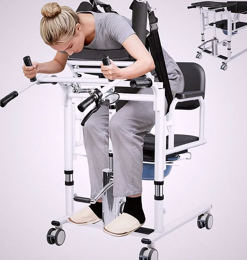 Patient Lift Transfer Chair, Sit to Stand Lift Chair for Seniors Handicapped