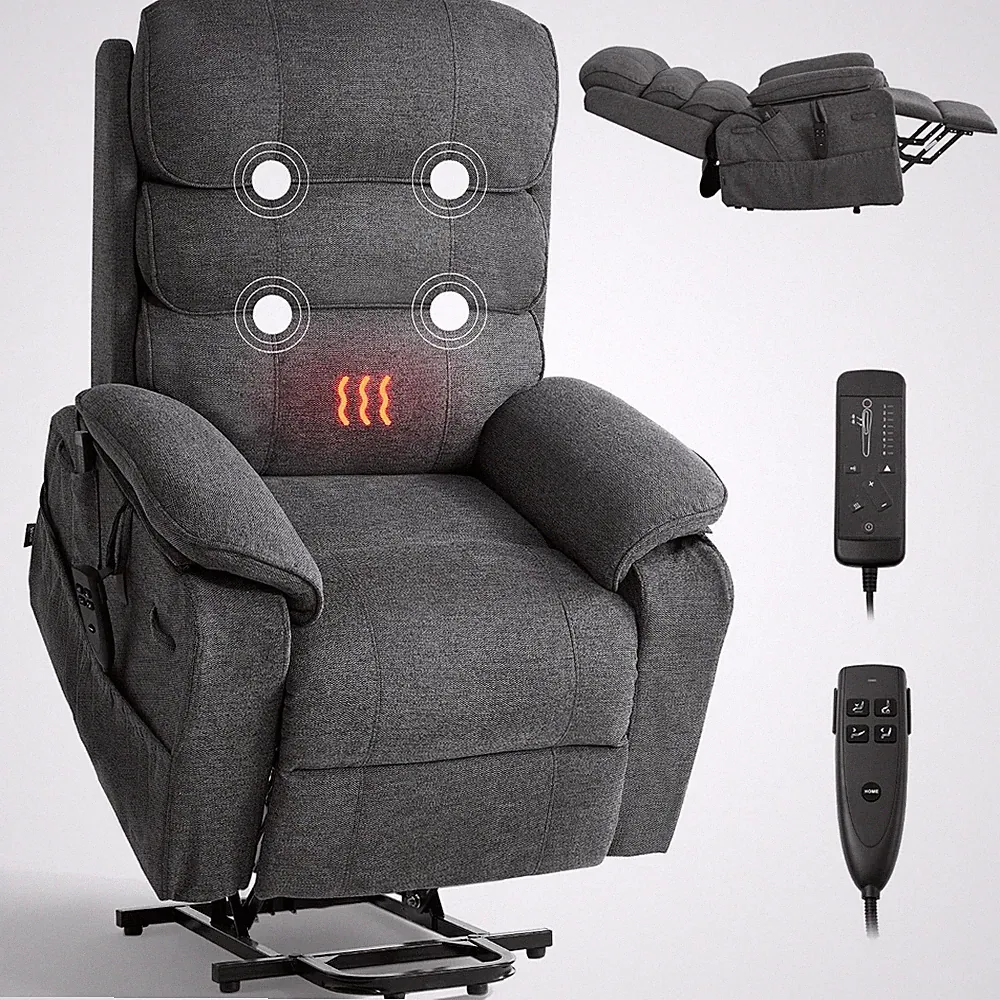 Uimoso Power Lift Recliner Chair with Heat and Massage for Seniors